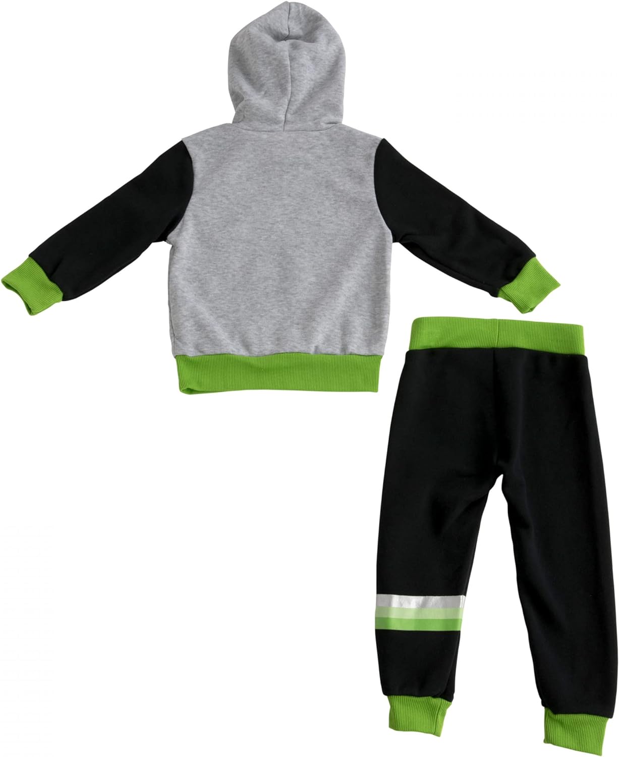 STAR WARS Baby Yoda Boys 2 Piece Small But Mighty Hoodie Sweatshirt and Jogger Pants Set - Image 2